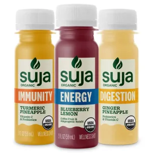 Suja Organic Daily Ritual Shot 30 Count Variety Pack | Immunity, Energy, & Digestion Functional Shots | Cold-Pressed Juice with Live Probiotics | Plant Based & Gluten Free