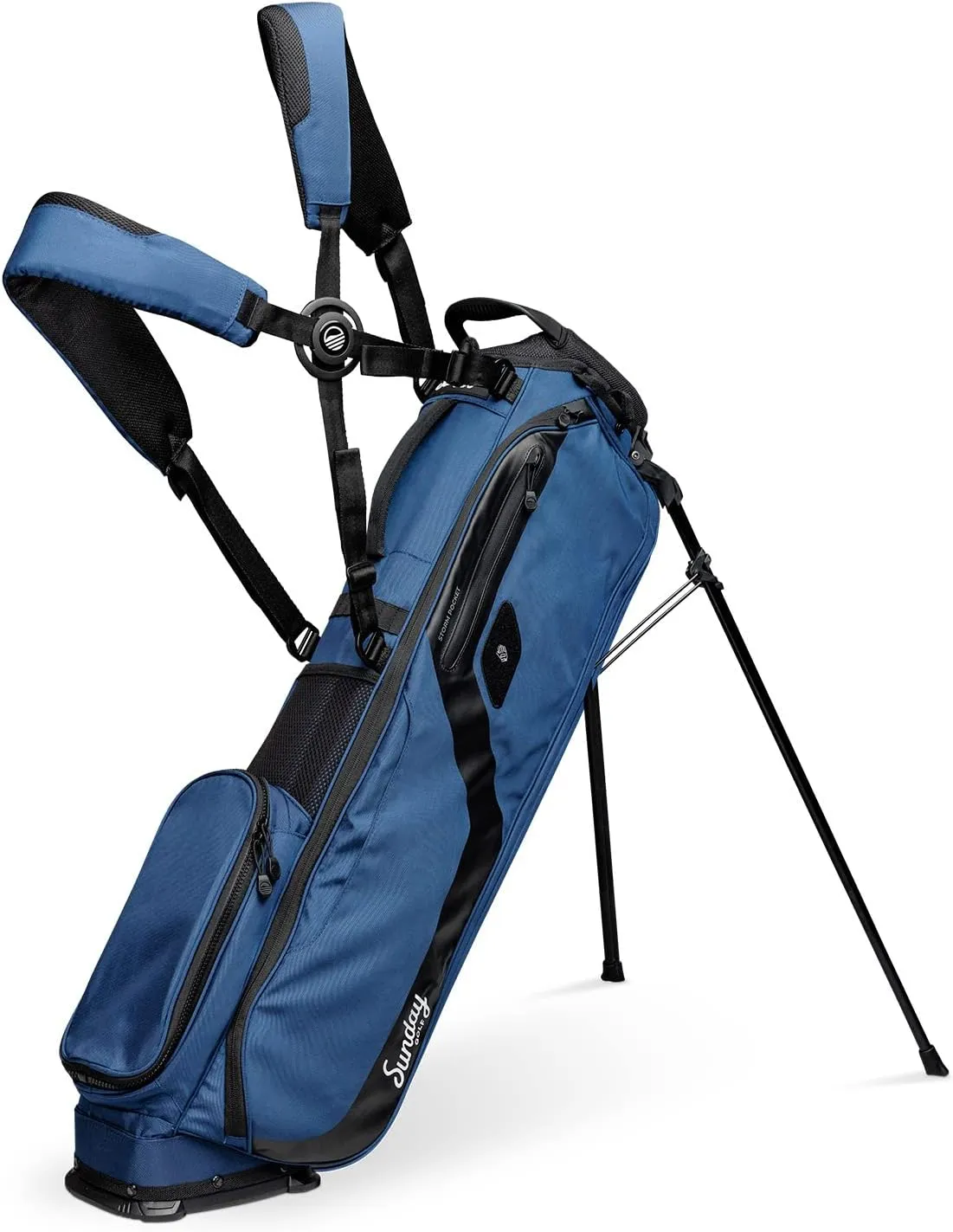 Sunday Golf El Camino Bag - Lightweight Sunday Golf Bag with Strap and Stand – Easy to Carry – Golf Stand Bag for The Driving Range, Par 3 and Standard Courses, 3.9 pounds
