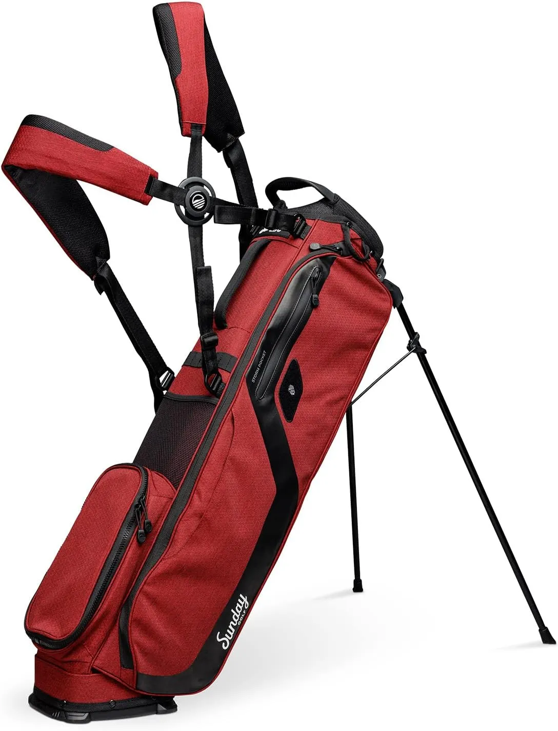 Sunday Golf El Camino Bag - Lightweight Sunday Golf Bag with Strap and Stand – Easy to Carry – Golf Stand Bag for The Driving Range, Par 3 and Standard Courses, 3.9 pounds