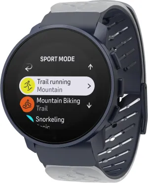 SUUNTO 9 Peak Pro GPS Sports Watch, Up to 30 Days Long Battery Life, 95  Multisport Watch w/Training Workout Analysis,Advanced Health & Recovery Support, Wrist Heart-Rate Measurement, Ocean Blue
