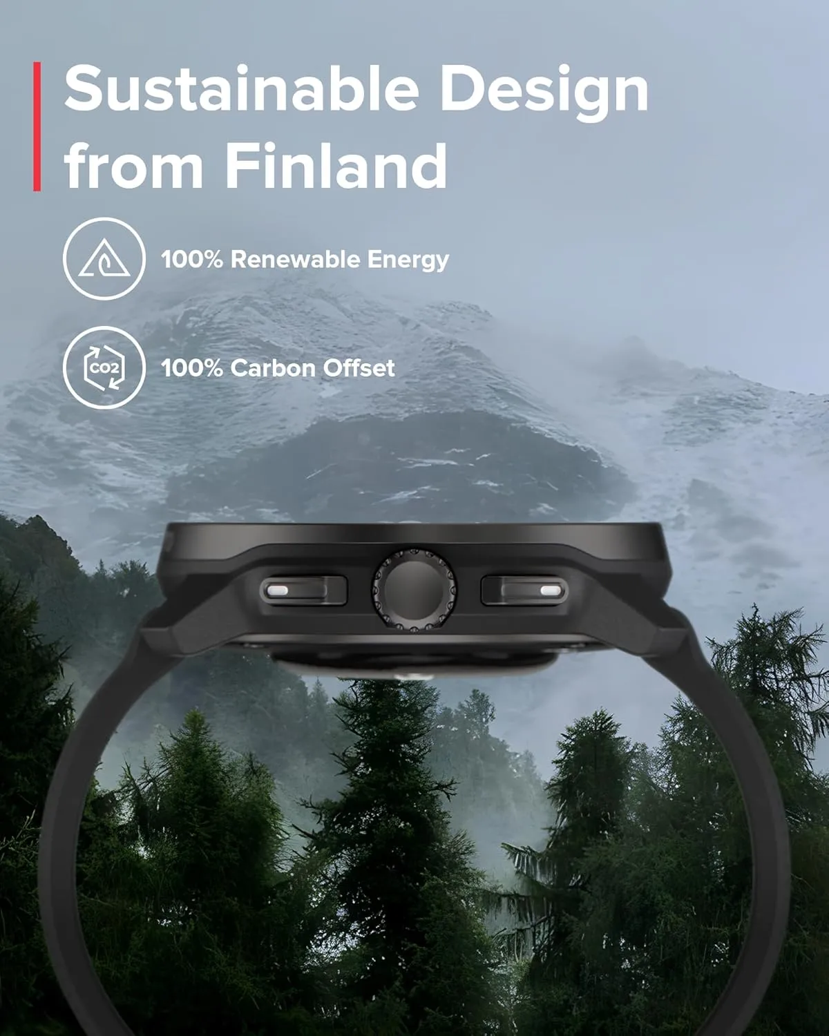 SUUNTO Race S GPS Sports Watch, 1.32" AMOLED Touchscreen w/Crown, 13 Days Battery Life, Training & Sleep Health Tracking, Dual-GNSS, 32GB Global Offline Maps, Lightweight for Running, All Black