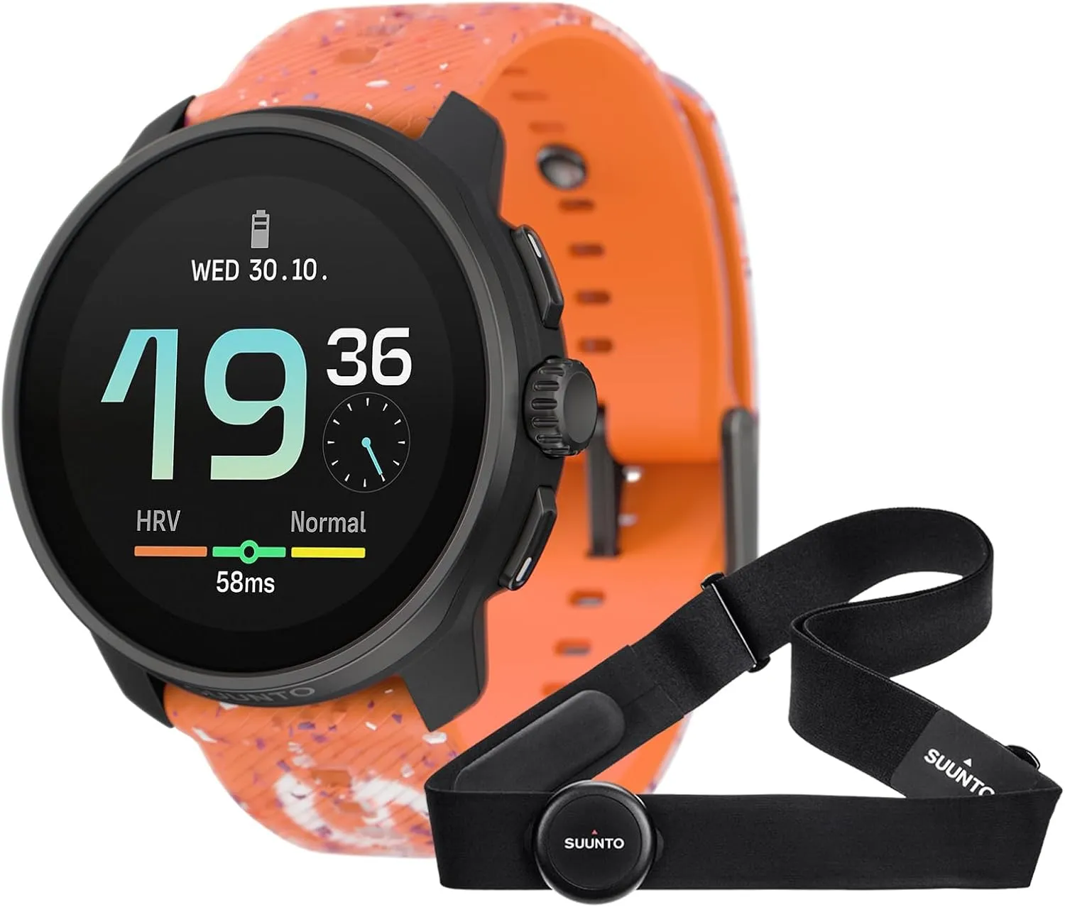 SUUNTO Race S Power Orange & Heart Rate Belt