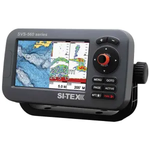 SVS-560CF Chartplotter - 5" Color Screen w/Internal GPS & Navionics  Flexible Coverage
