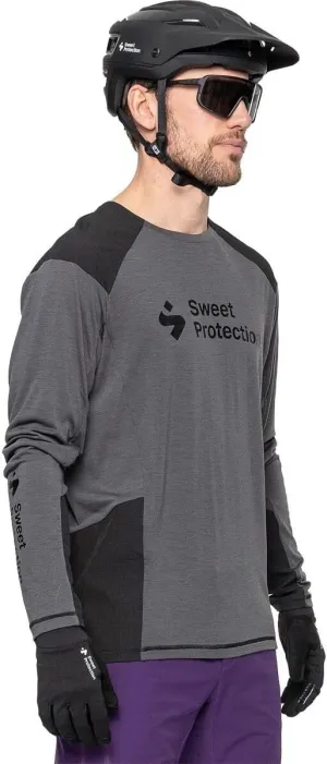 Sweet Protection Hunter Merino Fusion Jersey - Men's Stone Gray, L