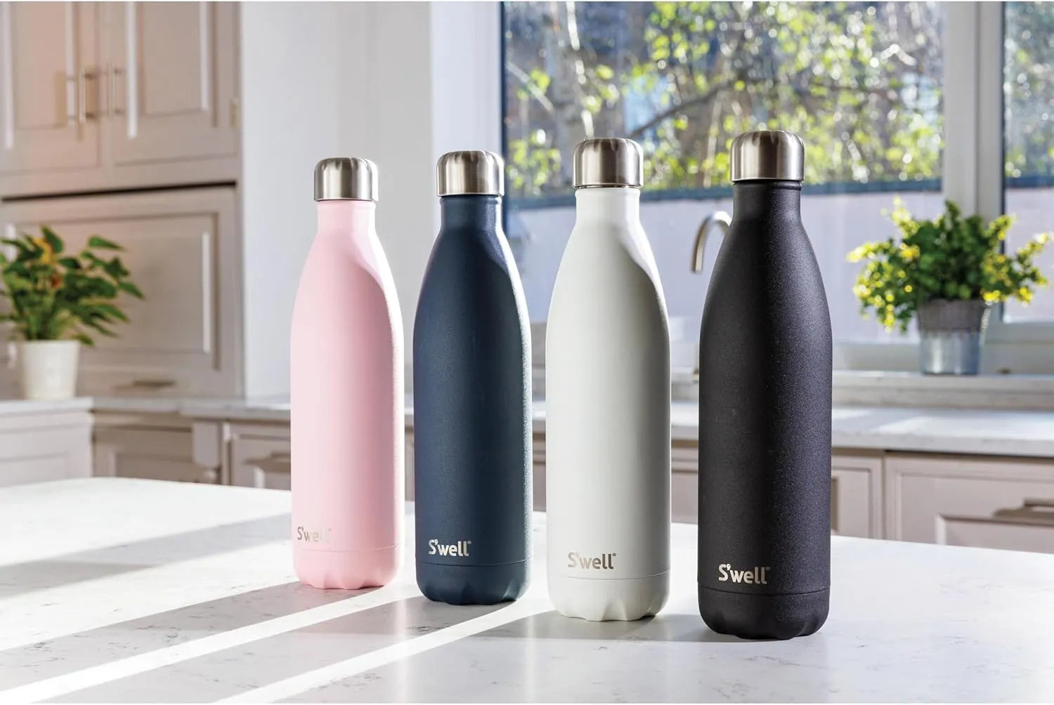 S'Well Insulated Bottle, Onyx, 17 OZ