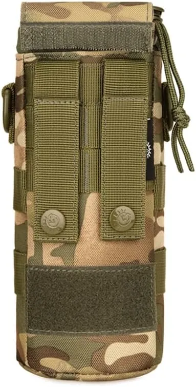Tactical E.dc Water Bottle Bag Pouch Molle Upgraded Travel Holder Sport Bag Outdoor Hydration Bags for Camping Hiking Fishing