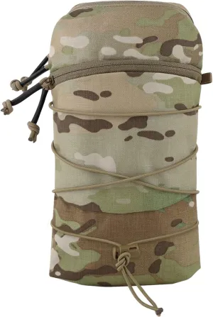 Tactical General Purpose Pocket 12x5 GP Pouch 1.5L Hydration Bag Carrier Backpack Organizer MOLLE   Belt