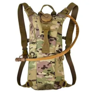 Tactical Hydration Backpack with 2.5L Water Bladder - Multi-cam