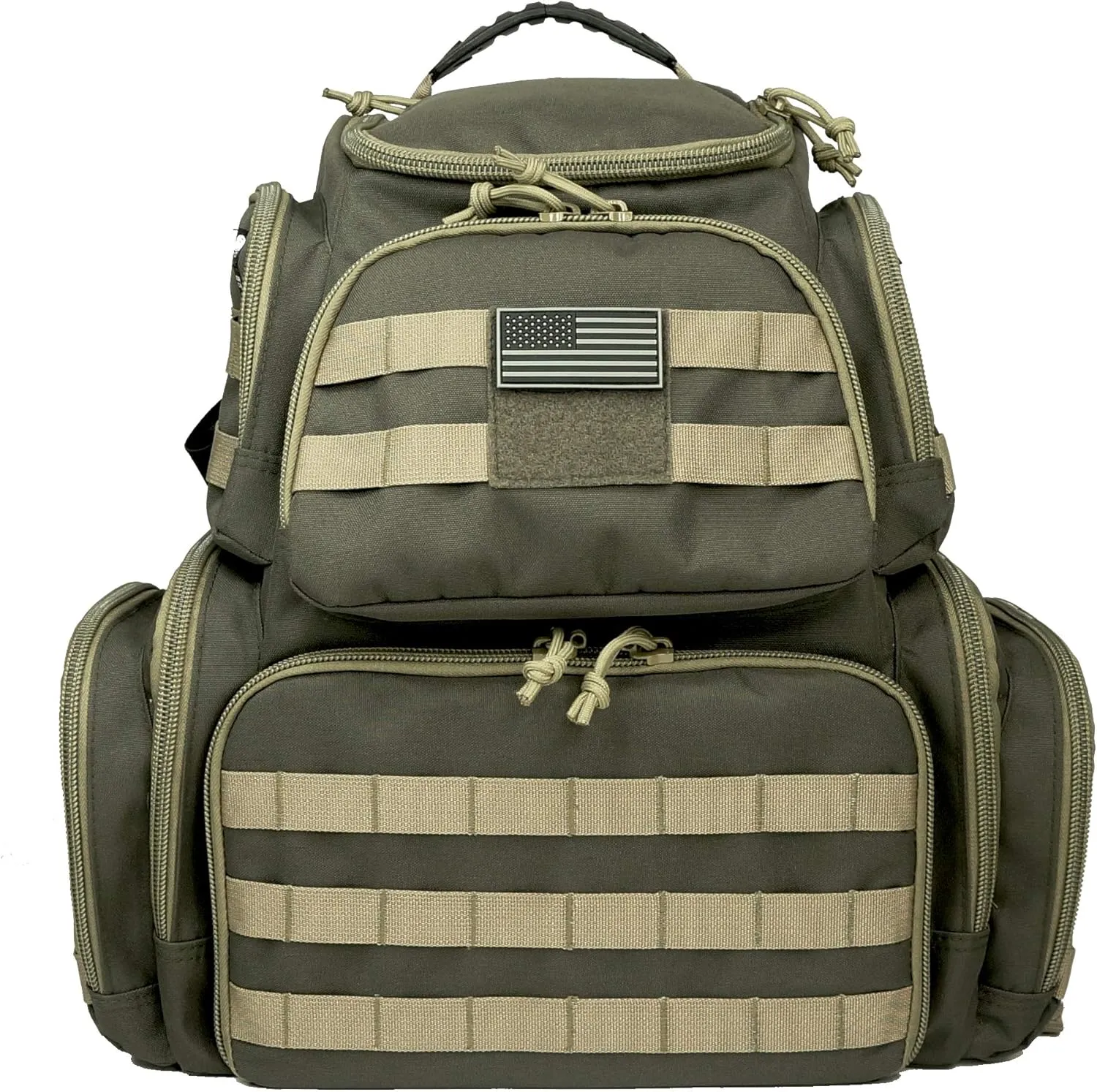 Tactical Shooting Range Backpack for Pistols HandgunsHeavy Duty Quality Gun Carrier Range Bag