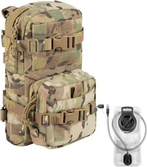 Tactical Small MOLLE Hydration Pack Outdoor Water Bladder Carrier Pack for Vest Backpack