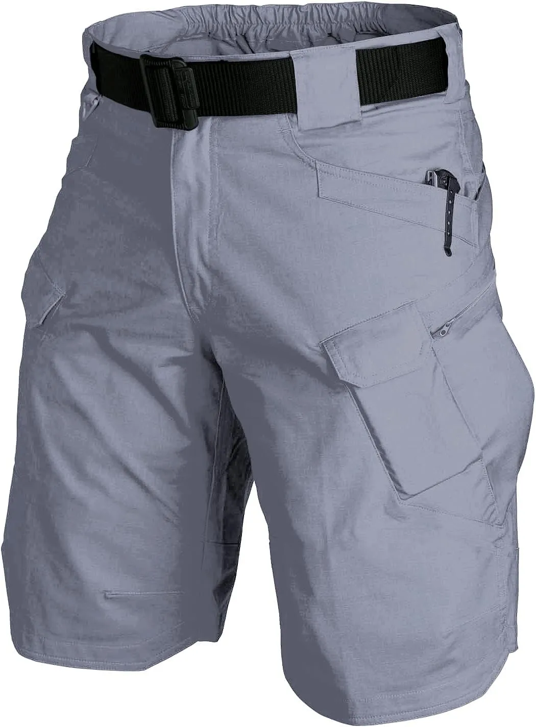 Tactical Work Shorts for Men Outdoor Casual Military Combat Hiking Cargo Shorts with Multi-Pocket (No Belt)