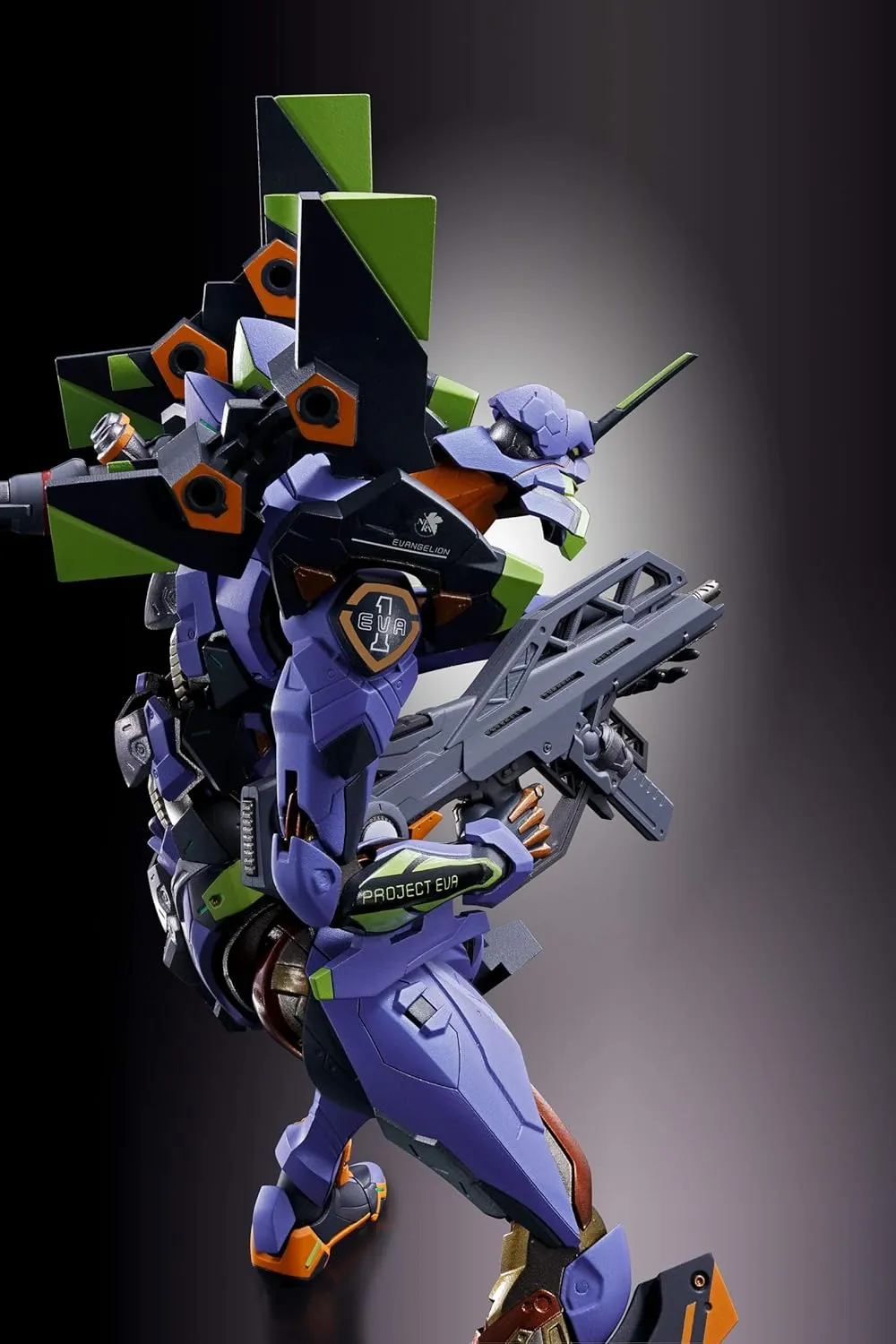 TAMASHII NATIONS Bandai Metal Build Eva-01 Test Type Neon Genesis Evangelion Action Figure