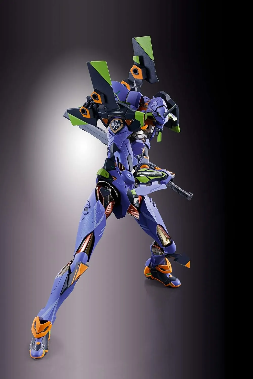 TAMASHII NATIONS Bandai Metal Build Eva-01 Test Type Neon Genesis Evangelion Action Figure