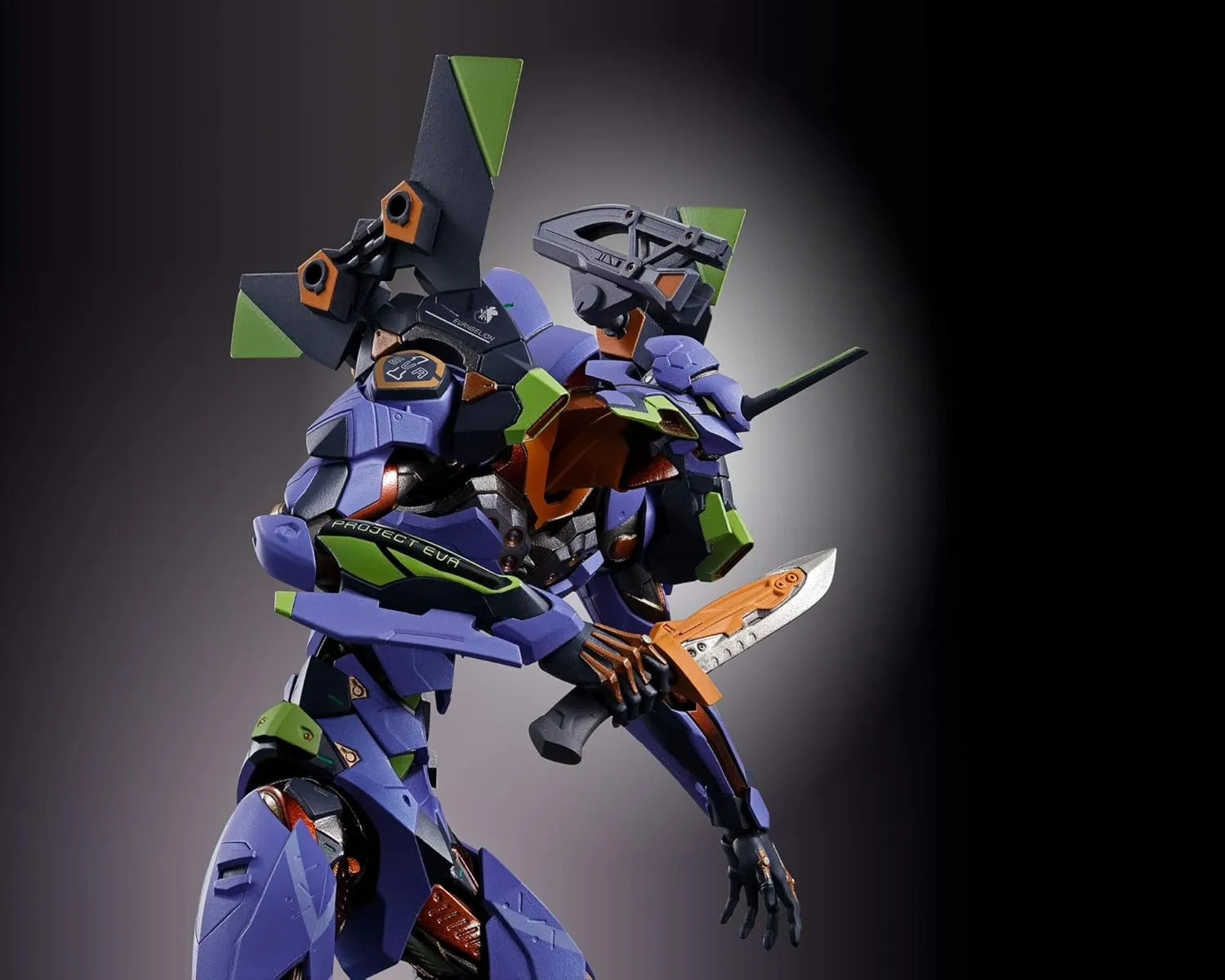 TAMASHII NATIONS Bandai Metal Build Eva-01 Test Type Neon Genesis Evangelion Action Figure