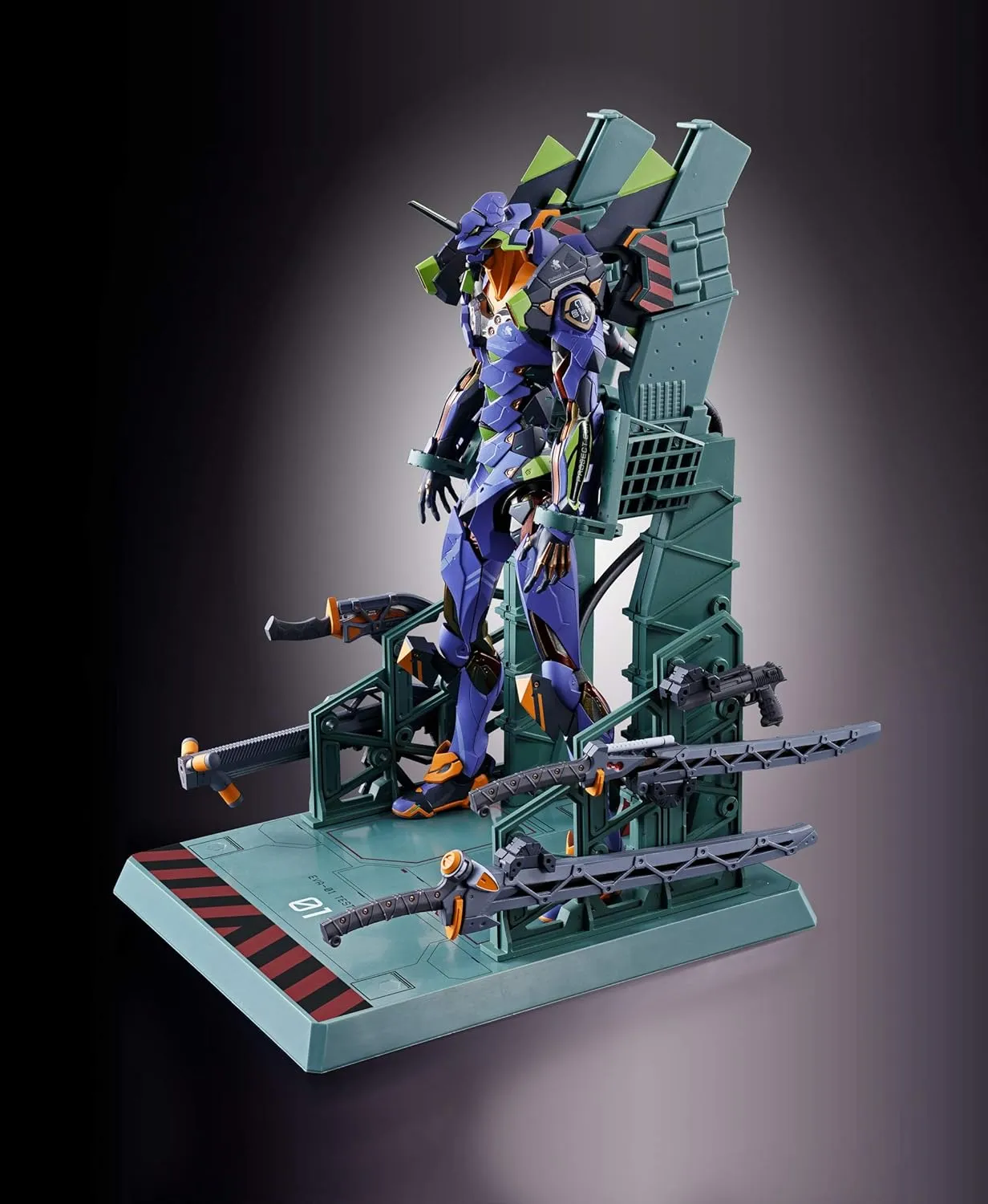 TAMASHII NATIONS Bandai Metal Build Eva-01 Test Type Neon Genesis Evangelion Action Figure