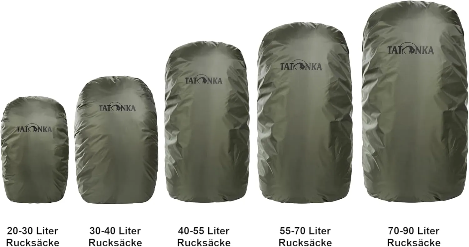 Tatonka Lightweight rain Cover for Backpacks of 20-30 Litre Volume, Stone Grey Olive, l