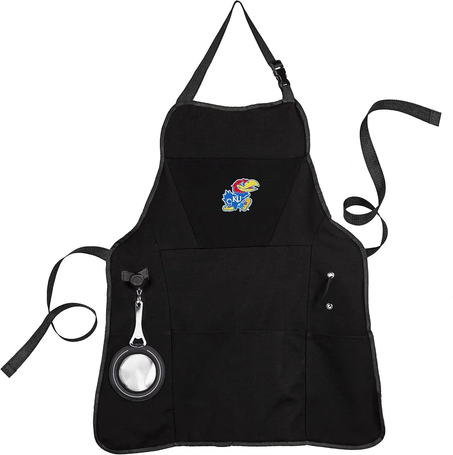 Team Sports America University of Michigan Grilling Apron | Bottle Opener and Insulated Beverage Holder | Adjustable Straps