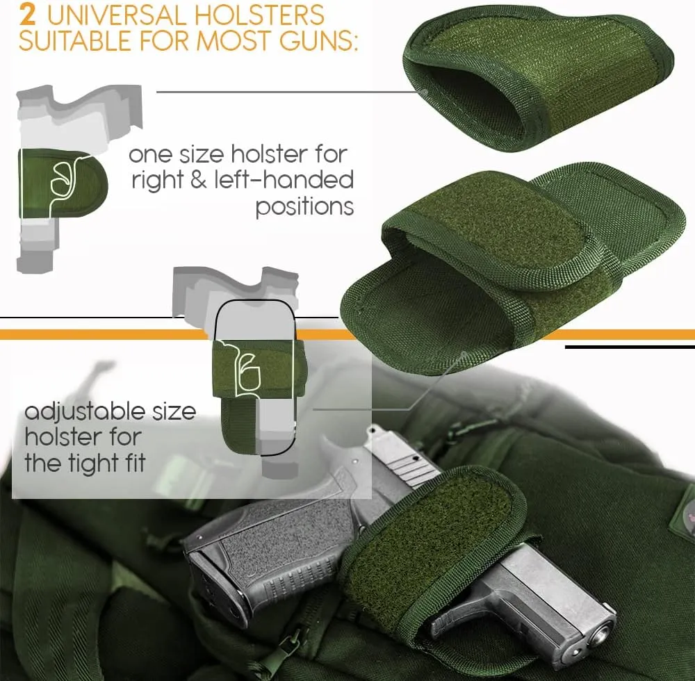 TECEUM Tactical Compact Sling Bag – CCW for Everyday – 10  Styles – Shoulder Crossbody Bag for Concealed Carry of Handgun