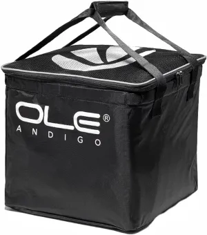 Tennis Balls Hopper Tennis Ball Basket with Side Pockets Lightweight Tennis Ball Cart Holds 160 Balls, Portable Sports Teaching Cart with Wheels for Tennis Player