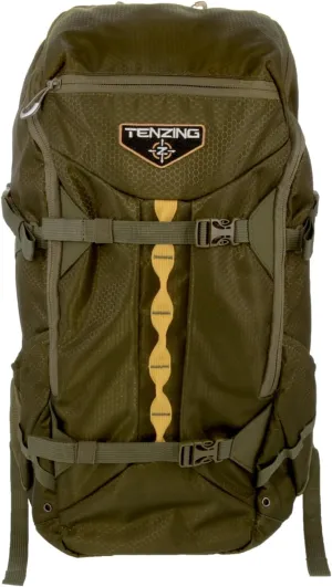 TENZING 2100 Whitetail Day Pack, Olive Green Hydration Bladder Compatible Durable Camo Backpack with 4 Compartments & 15 Organizational Pockets for Hunting Gear and Equipment
