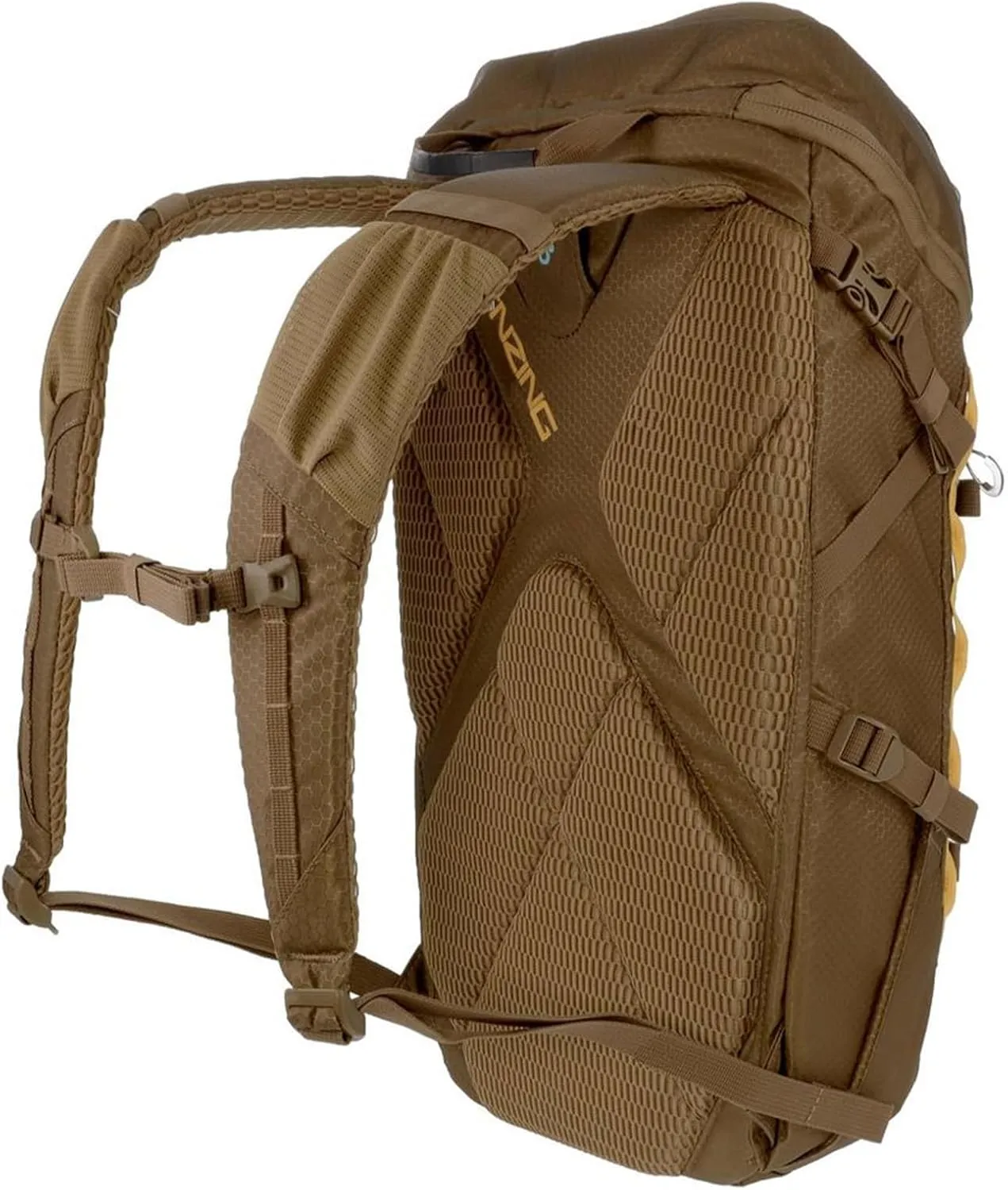 TENZING Unisex Adult 1500 Whitetail Day Pack Ultra-Durable Hunting Backpack with 4 Compartments & 10 Organizational Pockets, Buckskin Tan