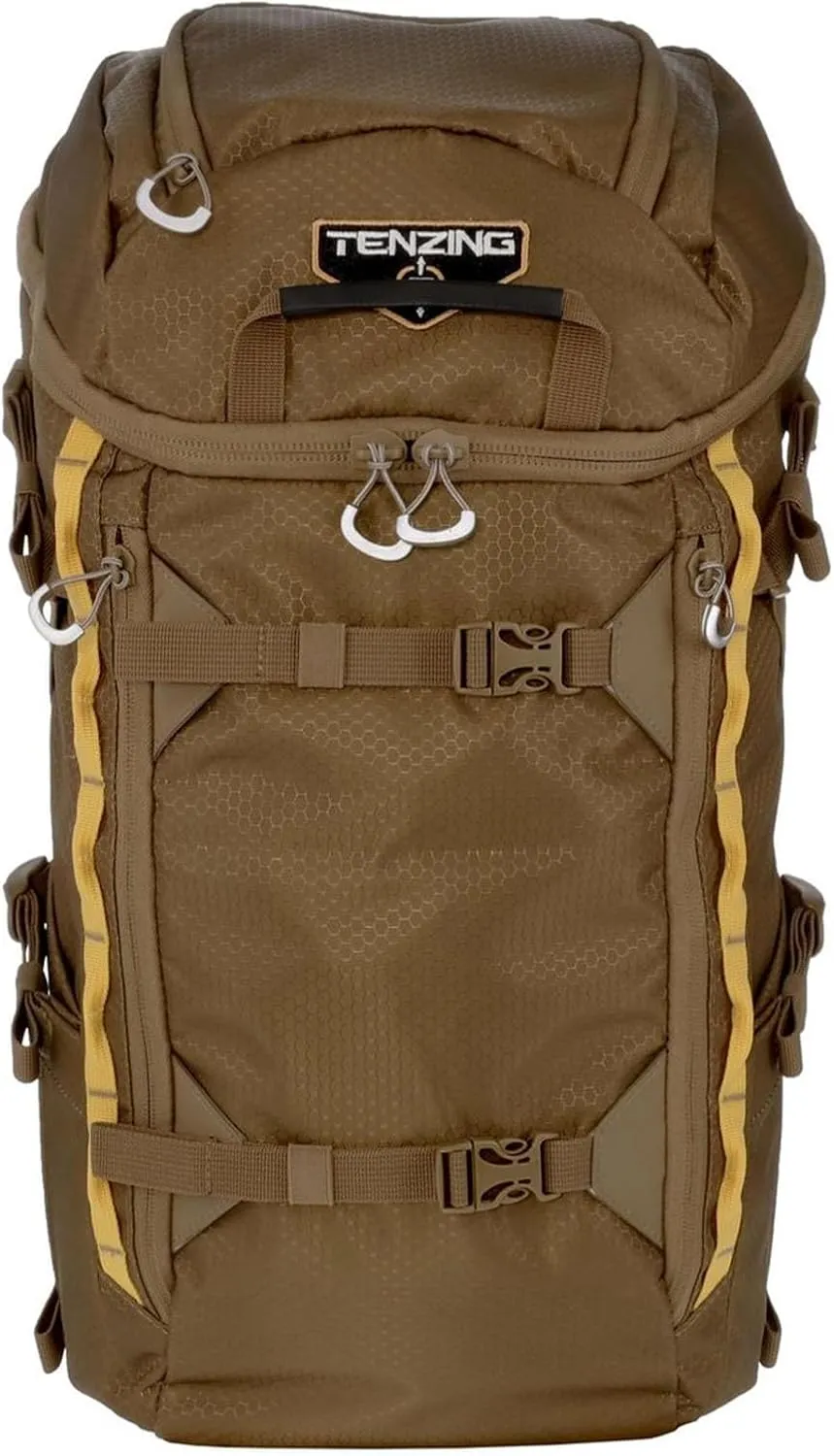 TENZING Unisex Adult 1500 Whitetail Day Pack Ultra-Durable Hunting Backpack with 4 Compartments & 10 Organizational Pockets, Buckskin Tan