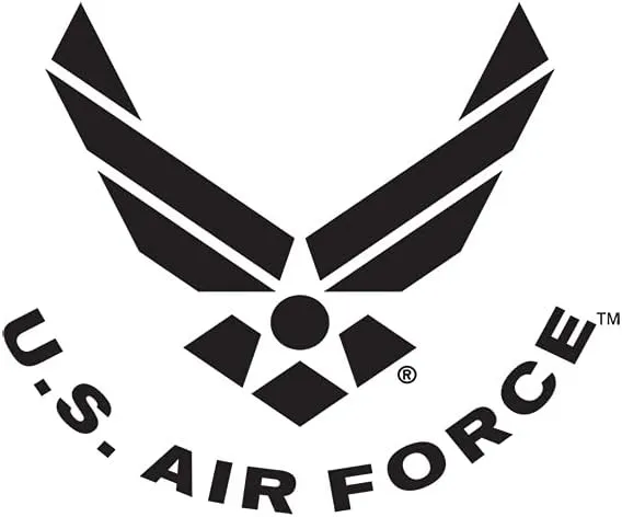 Tervis Air Force Logo Engraved on Onyx Shadow Insulated Tumbler 24oz Wide Mouth Bottle Stainless Steel