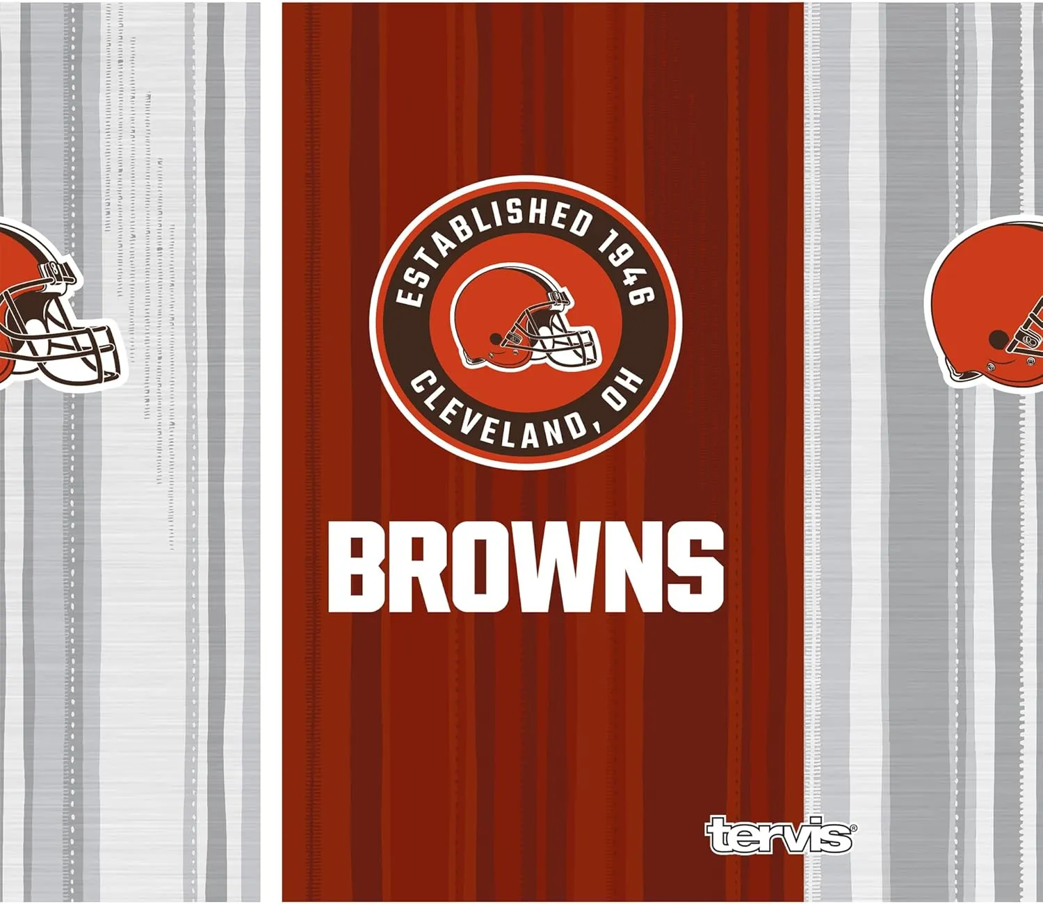 Tervis NFL Cleveland Browns - All In Triple Walled Insulated Tumbler Travel Cup Keeps Drinks Cold, 24oz Wide Mouth Bottle, Stainless Steel