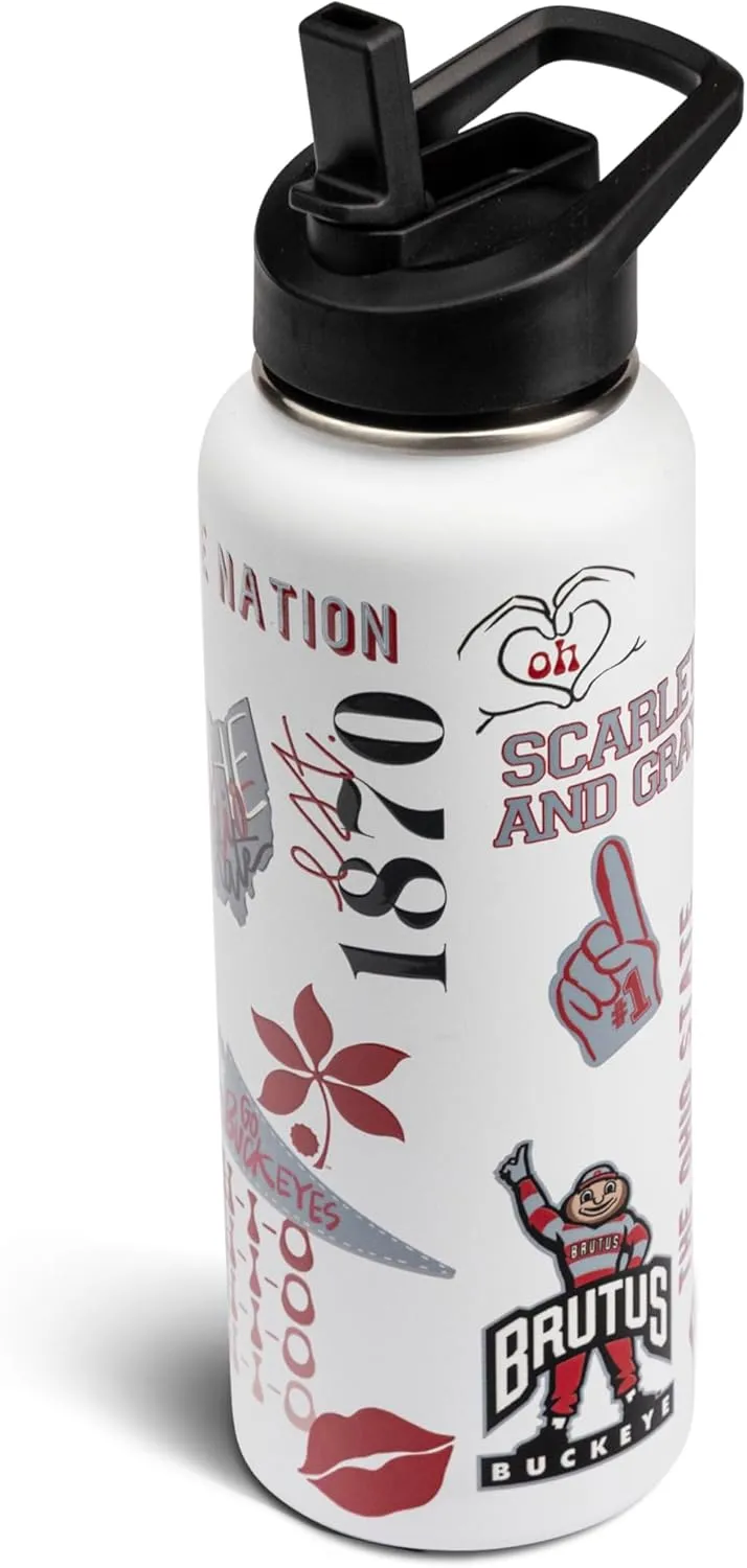 The Memory Company | Licensed NCAA 34oz Team Spirit Water Bottle