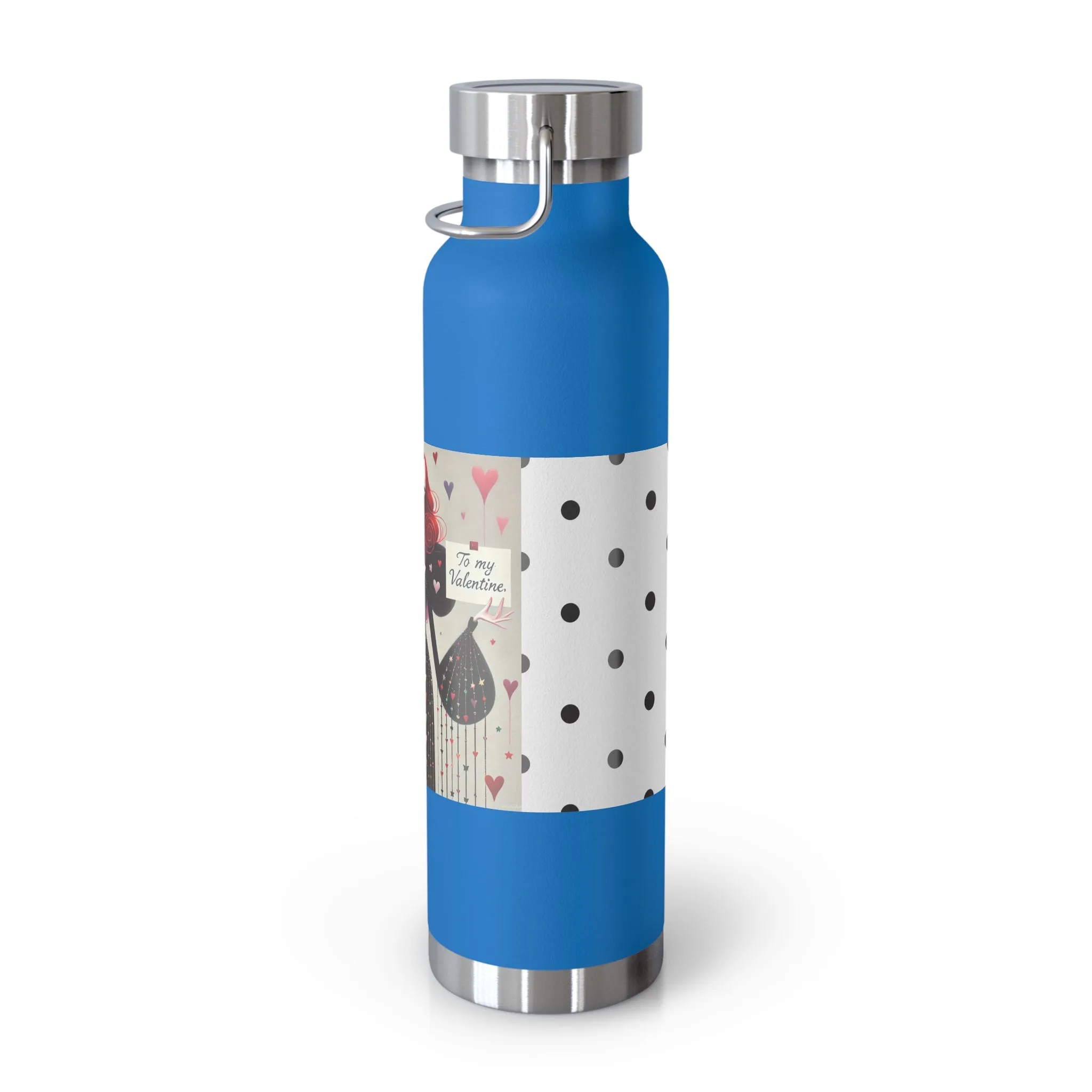 To My Valentine Copper Vacuum Insulated Bottle, 22oz