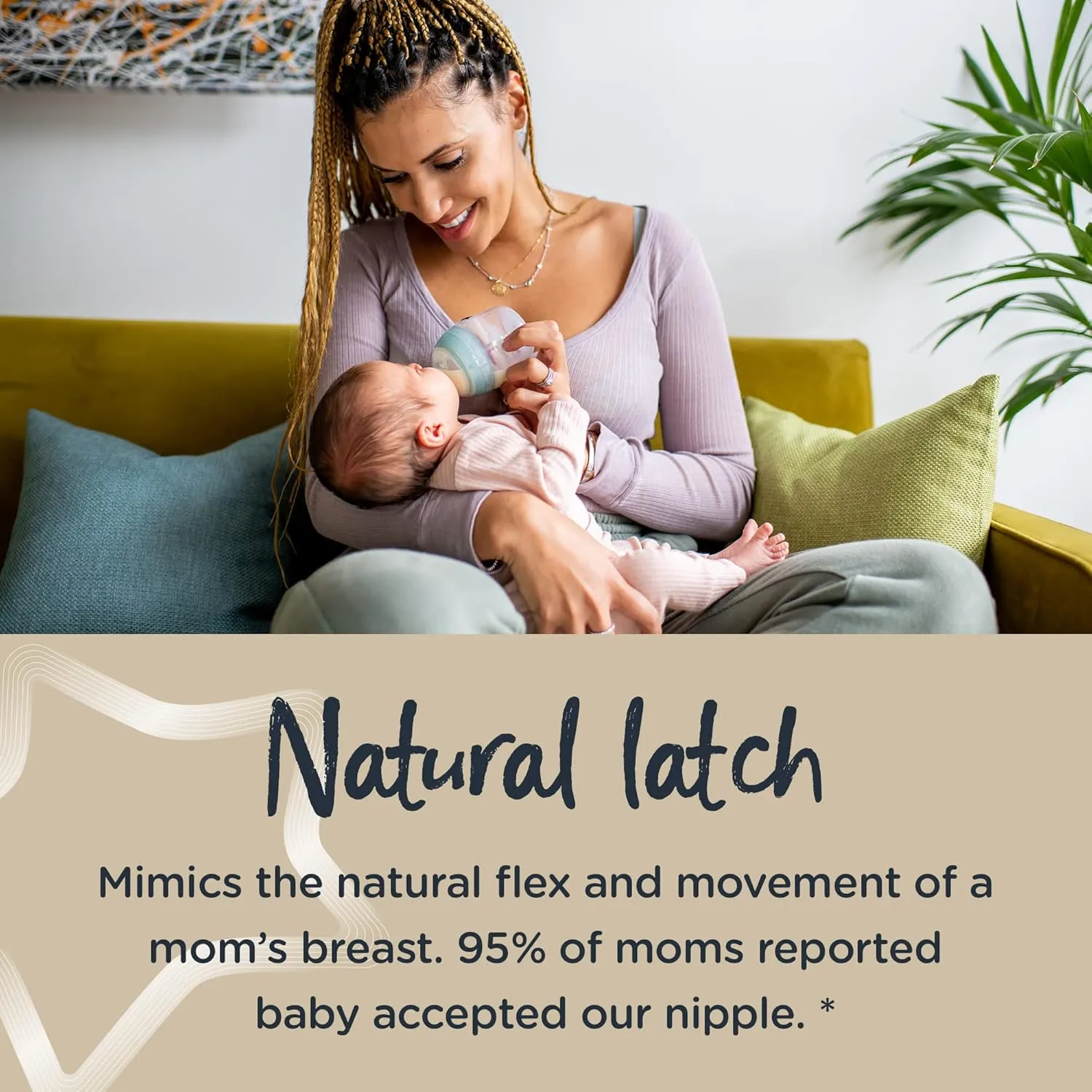 Tommee Tippee Anti-Colic Baby Bottle Newborn Starter Set, Slow Flow Breast-Like Nipples and Unique Anti-Colic Venting System