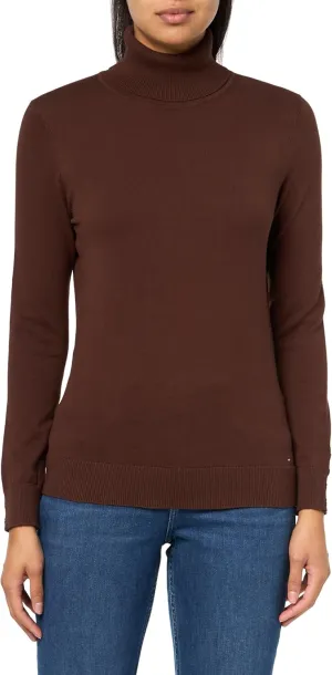 Tommy Hilfiger Women's Cotton Lightweight Turtleneck Sweater