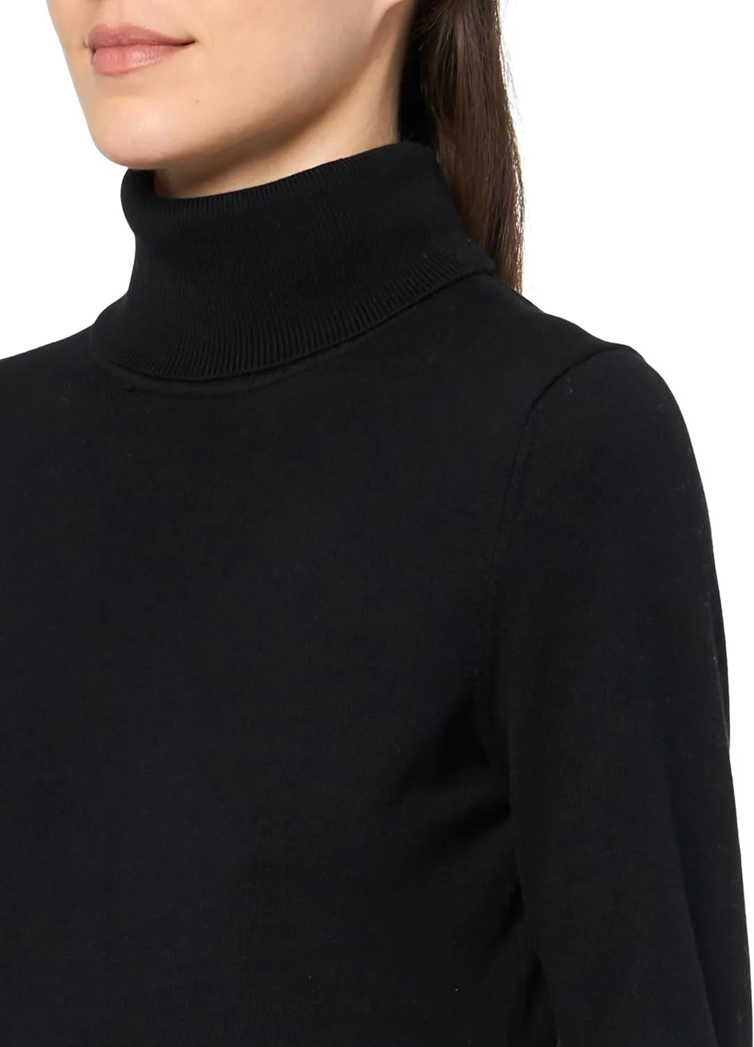 Tommy Hilfiger Women's Cotton Lightweight Turtleneck Sweater