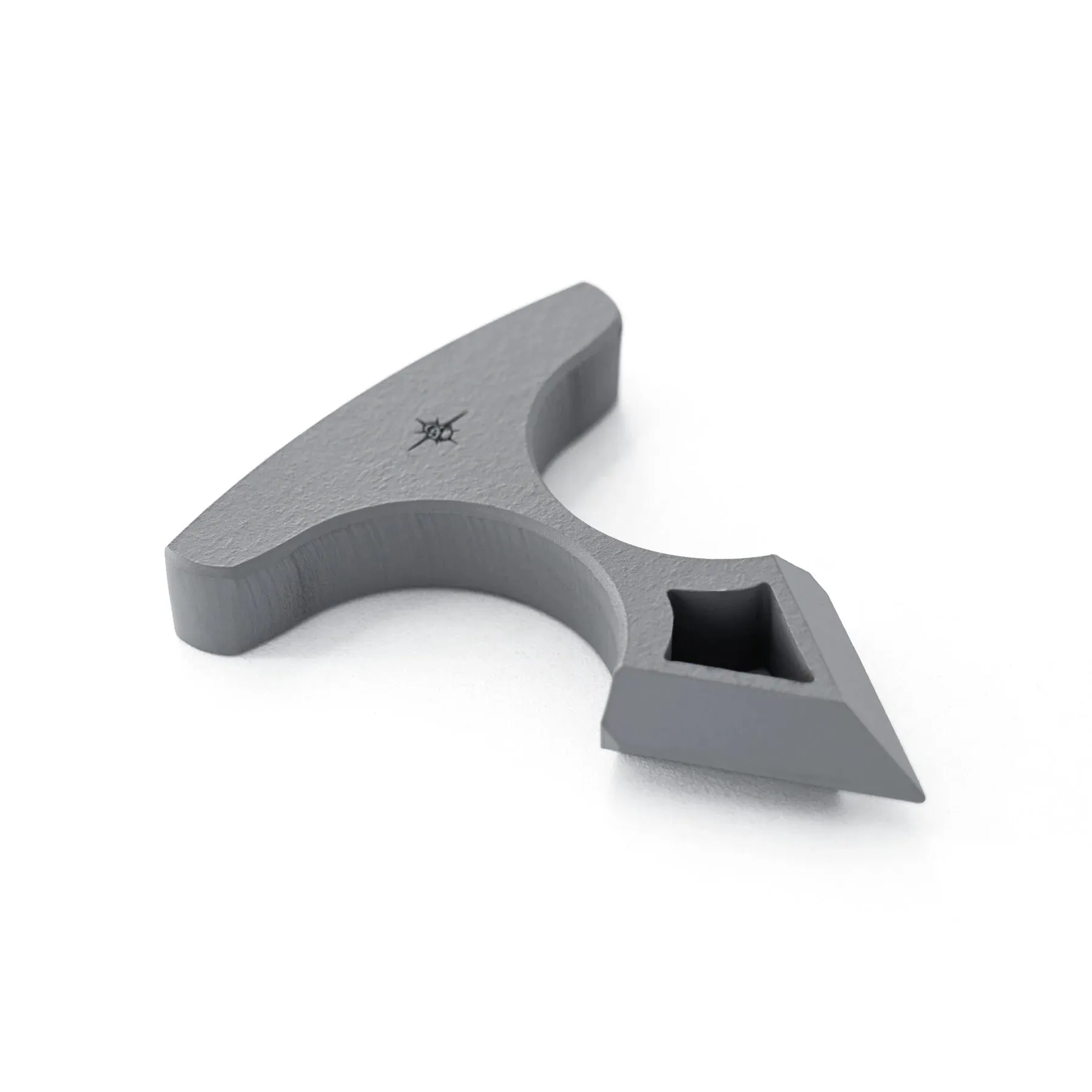 Toor Thor's Hammer Phantom Grey 2.5" Fixed Blade Pocket Knife (850049642545)