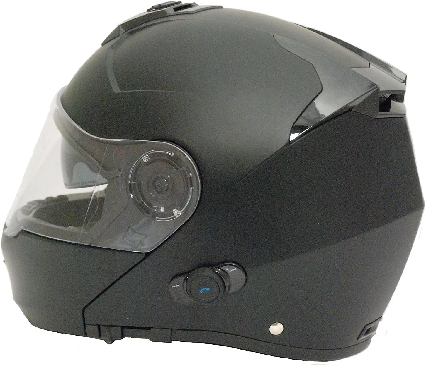 TORC T27B Full Face Modular Motorcycle Helmet with Integrated Blinc Bluetooth (Solid Color)