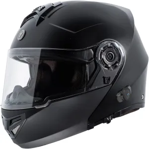 TORC T27B Full Face Modular Motorcycle Helmet with Integrated Blinc Bluetooth (Solid Color)
