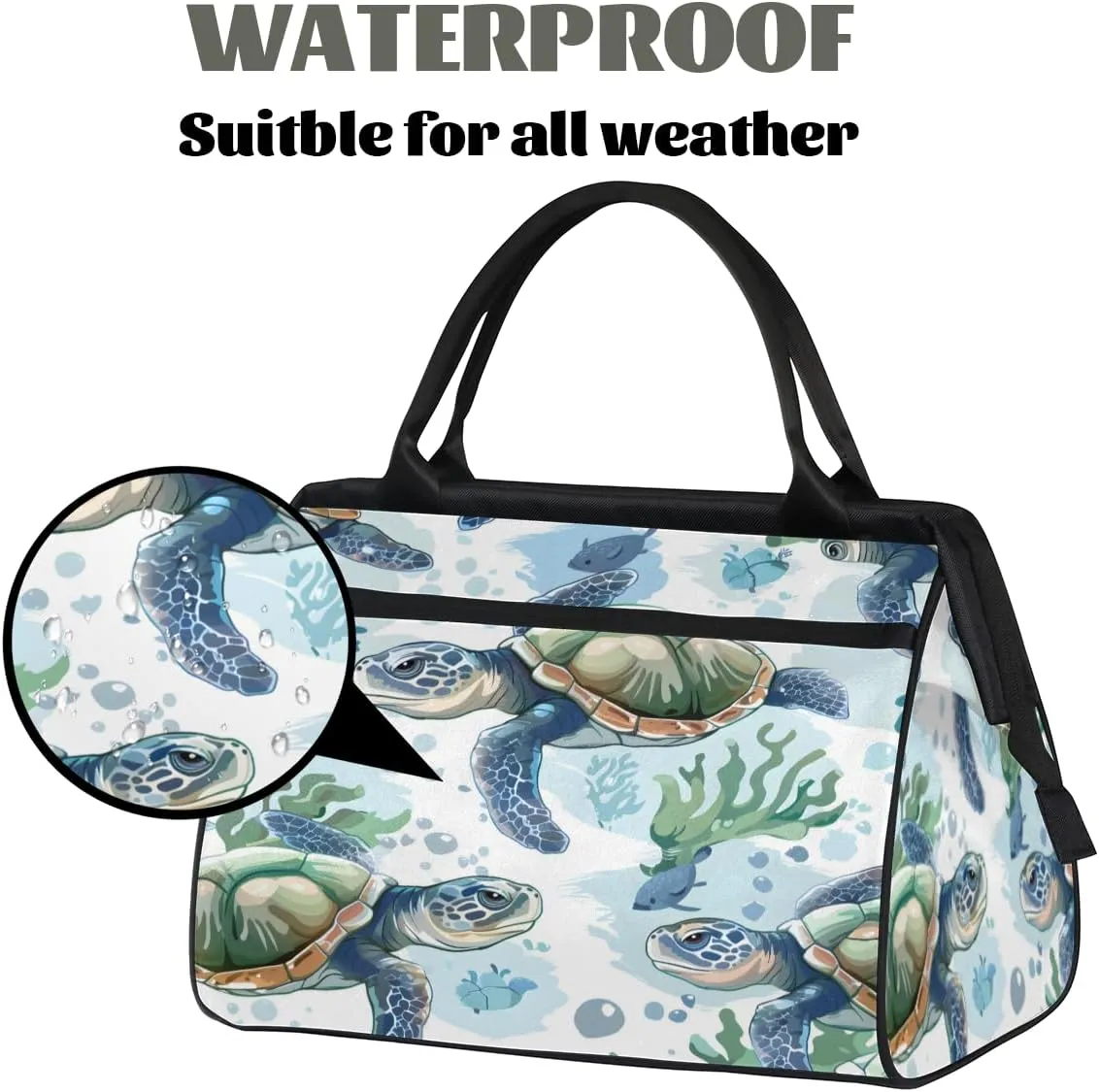 Tote Bag for Women, Lightweight Tote Bag with Zipper, Large Shoulder Bag Handbag for Travel, Work