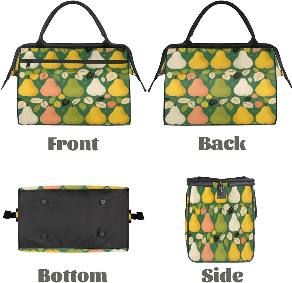 Tote Bag for Women, Lightweight Tote Bag with Zipper, Large Shoulder Bag Handbag for Travel, Work
