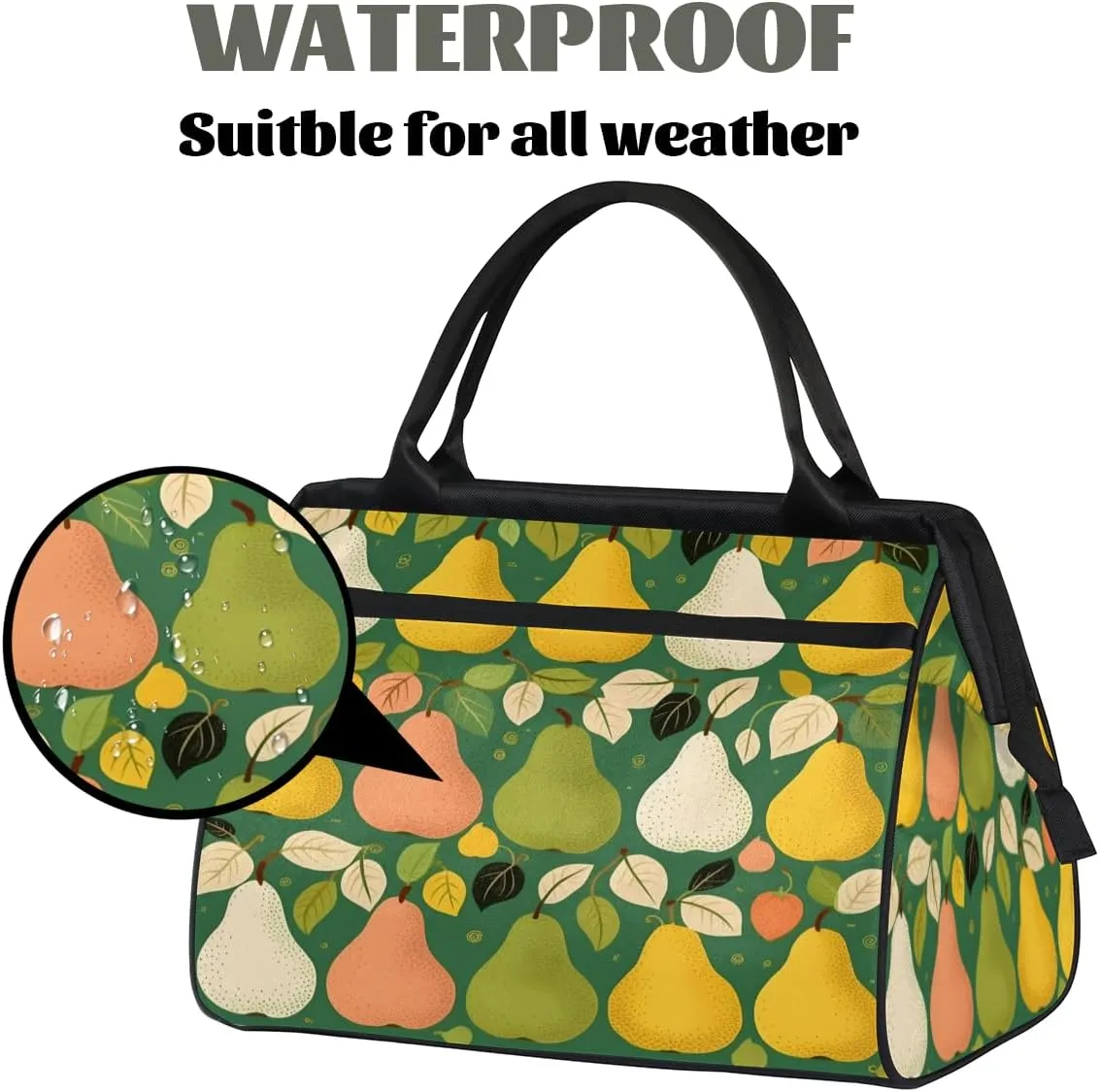 Tote Bag for Women, Lightweight Tote Bag with Zipper, Large Shoulder Bag Handbag for Travel, Work
