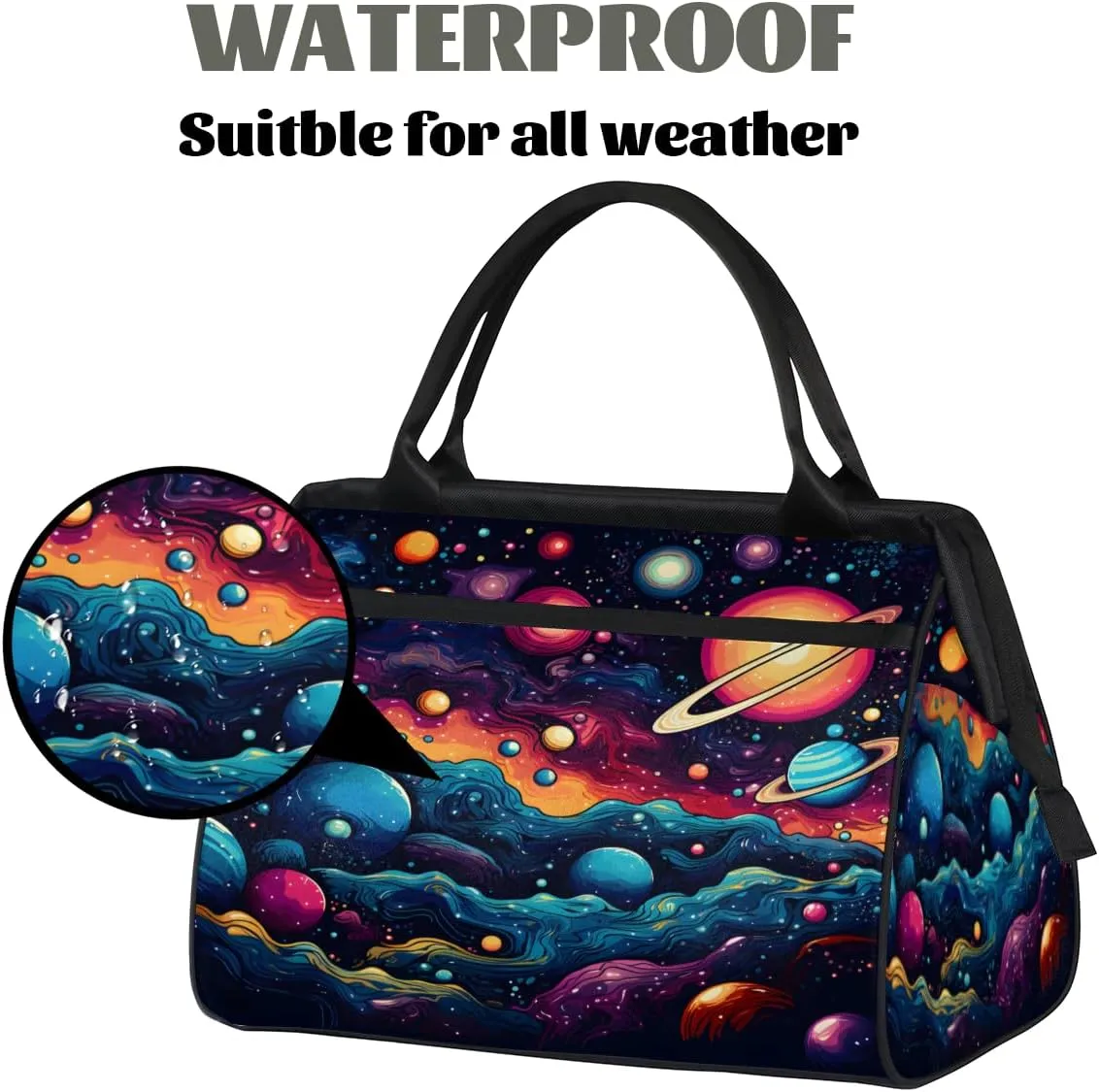 Tote Bag for Women, Lightweight Tote Bag with Zipper, Large Shoulder Bag Handbag for Travel, Work