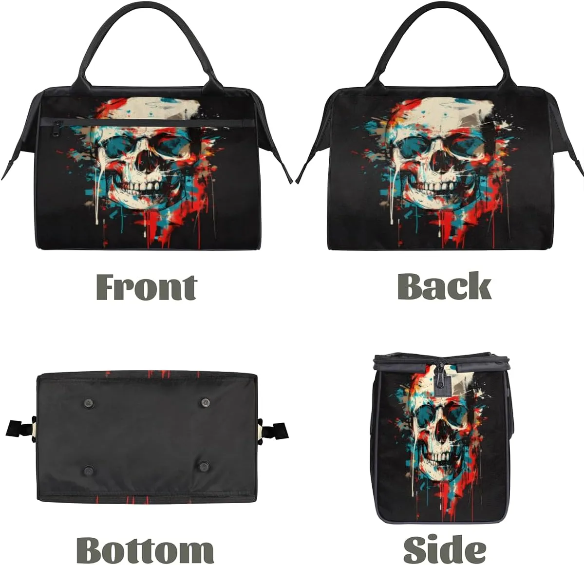 Tote Bag for Women, Lightweight Tote Bag with Zipper, Large Shoulder Bag Handbag for Travel, Work