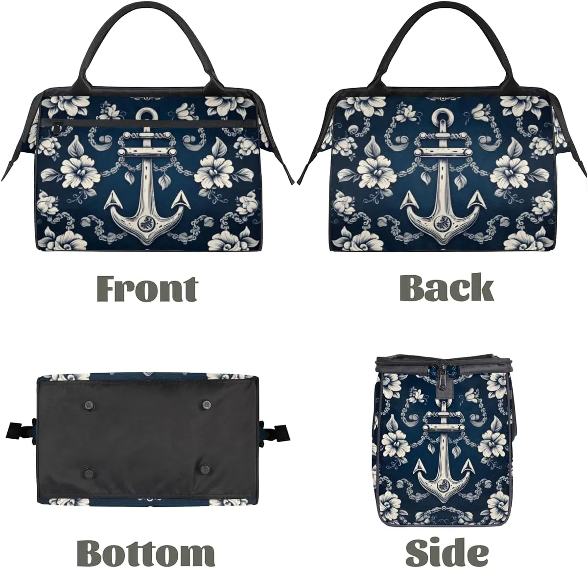 Tote Bag for Women, Lightweight Tote Bag with Zipper, Large Shoulder Bag Handbag for Travel, Work