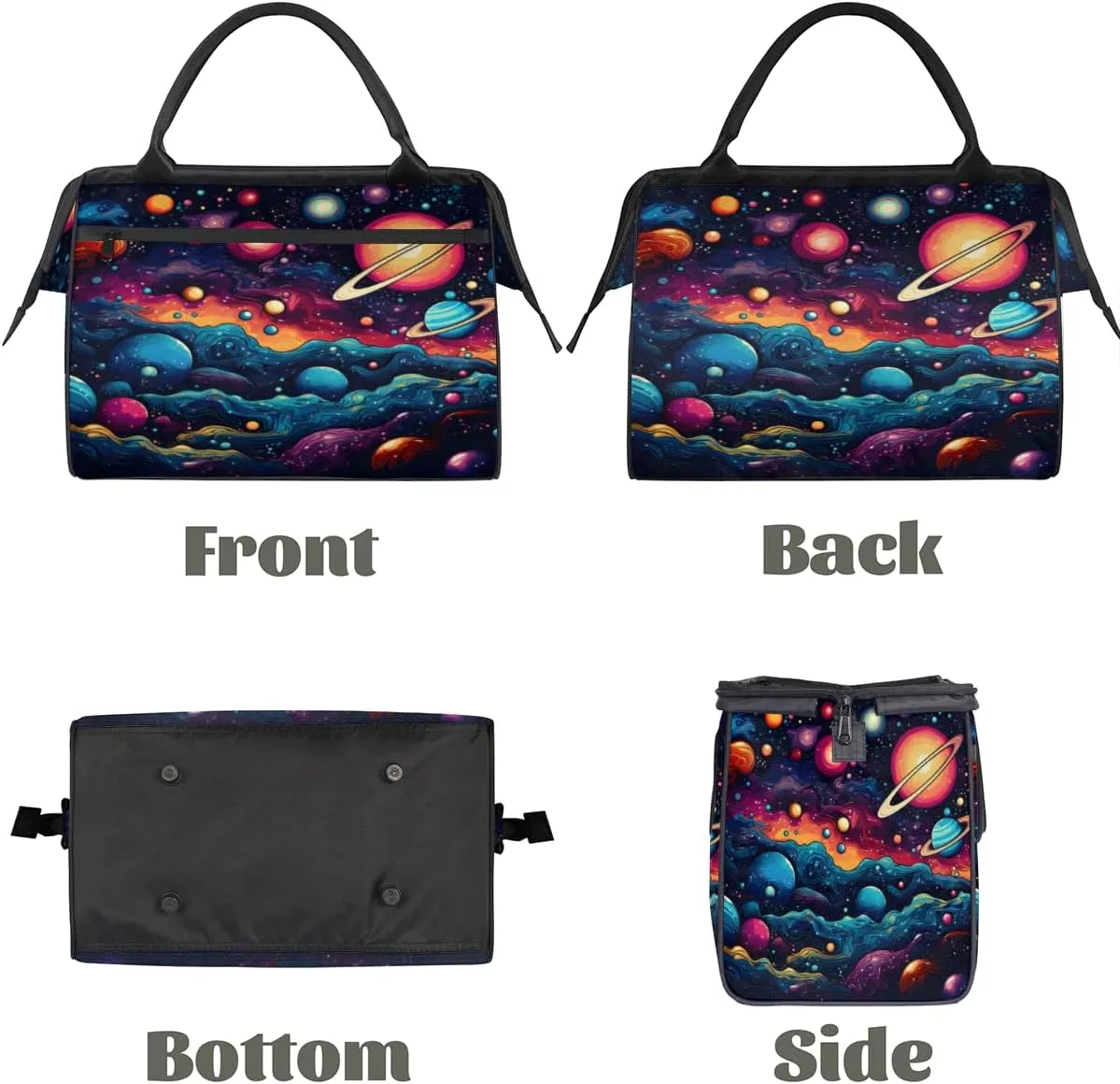 Tote Bag for Women, Lightweight Tote Bag with Zipper, Large Shoulder Bag Handbag for Travel, Work