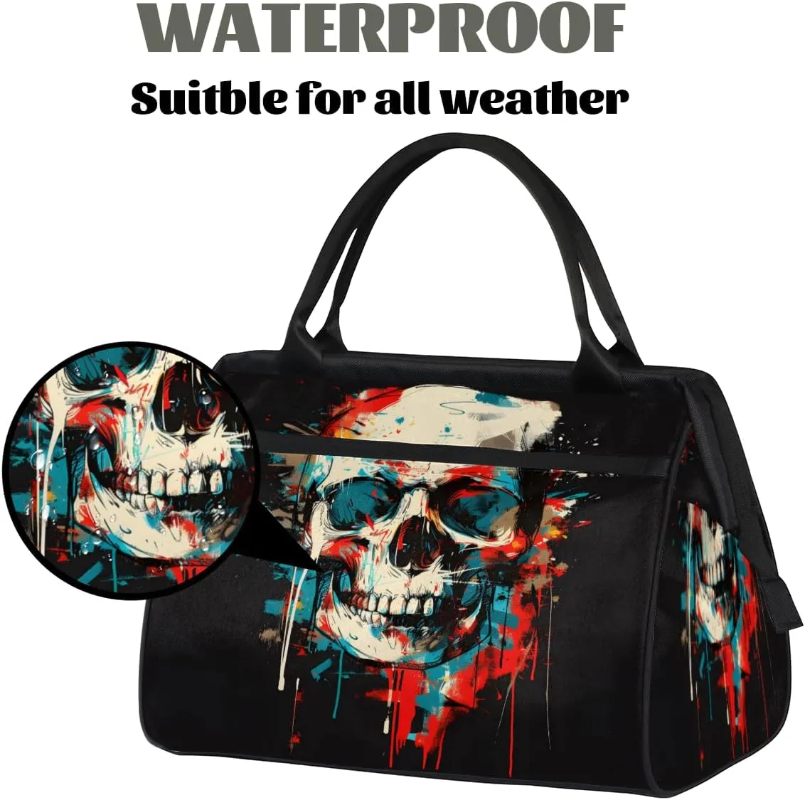 Tote Bag for Women, Lightweight Tote Bag with Zipper, Large Shoulder Bag Handbag for Travel, Work