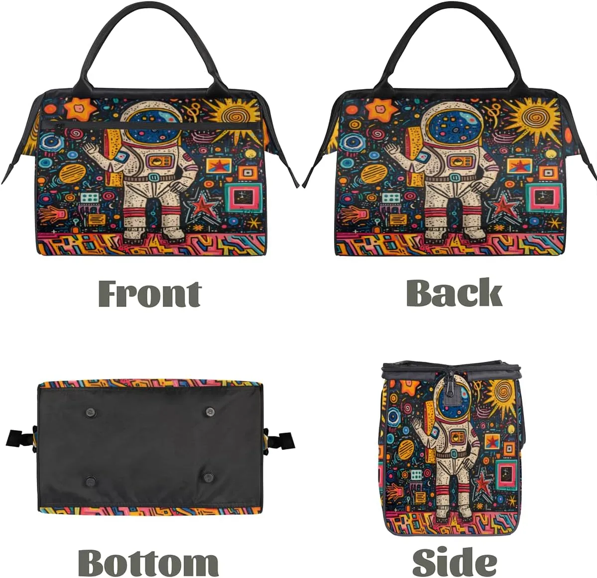 Tote Bag for Women, Lightweight Tote Bag with Zipper, Large Shoulder Bag Handbag for Travel, Work