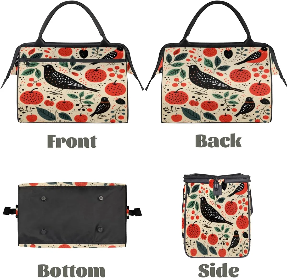 Tote Bag for Women, Lightweight Tote Bag with Zipper, Large Shoulder Bag Handbag for Travel, Work