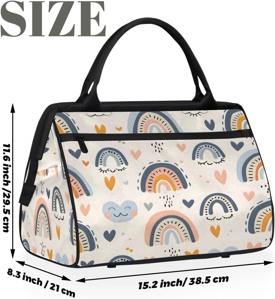 Tote Bag for Women with Zipper, Lightweight Travel Tote Bag Large Shoulder Bag Handbag for Work, Gym