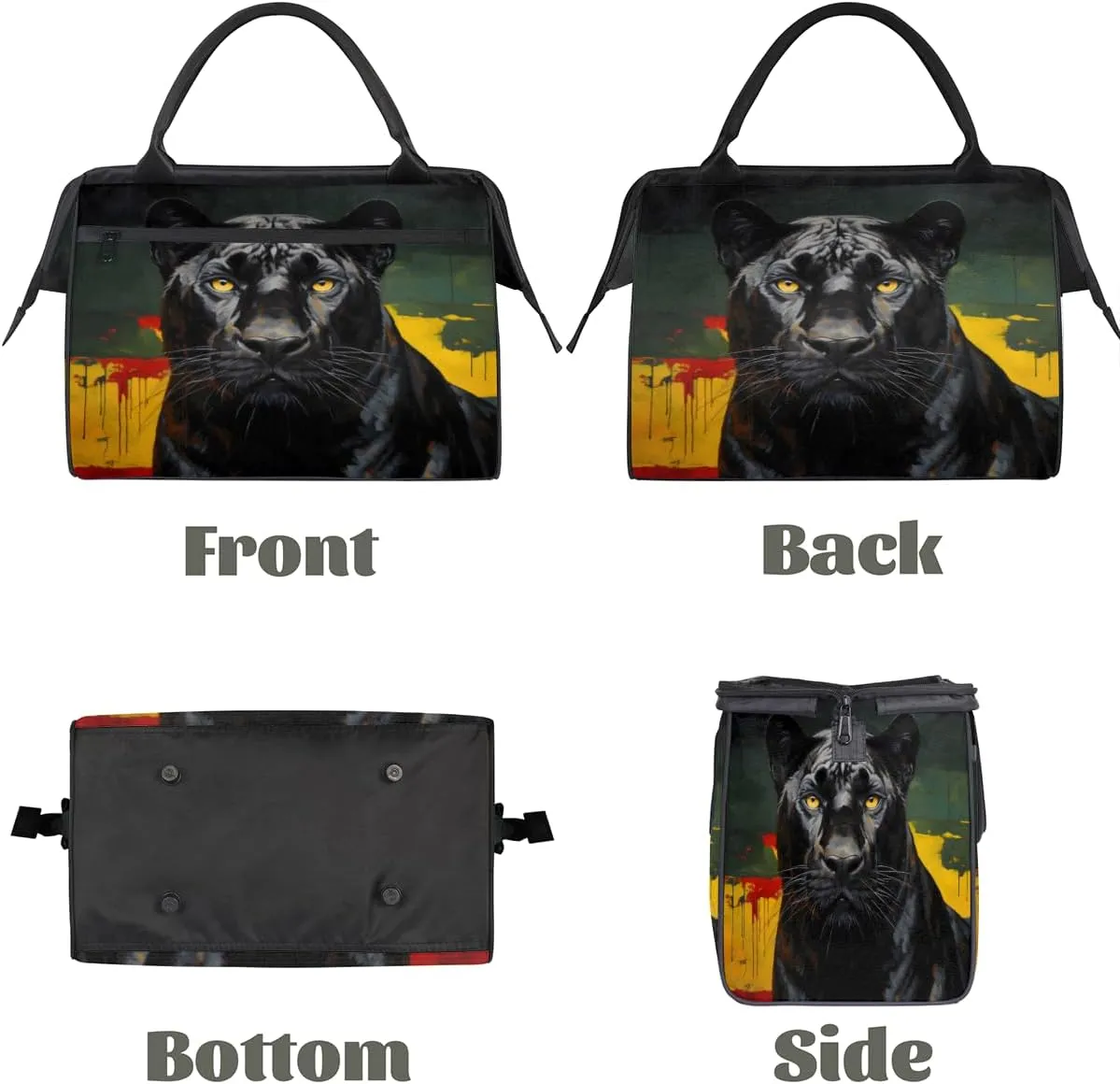 Tote Bag for Women with Zipper, Lightweight Travel Tote Bag Large Shoulder Bag Handbag for Work, Gym