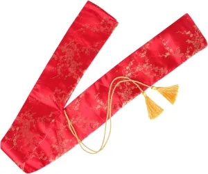 TOYANDONA Silk Swords Pouch for Japanese Vintage Sword Carrying Case with Tassel Durable Storage Bag for Martial Arts Long Items Lightweight Protective Cover present
