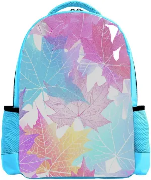 Travel Backpack,Work Backpack,Back Pack,Color Texture Transplant Leaves,Backpack